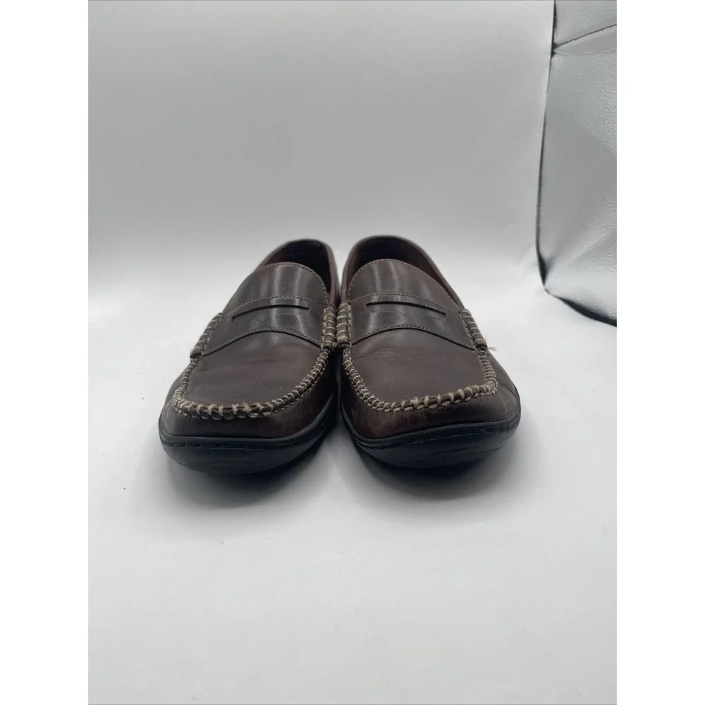 Cole Haan Resort Penny Loafer Men's Size 9.5 Brown‎ Leather Slip-On Shoes
